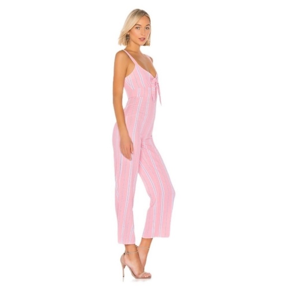NWOT REVOLVE SUPERDOWN Kimbra Jumpsuit Pink Stripe S - Picture 4 of 11
